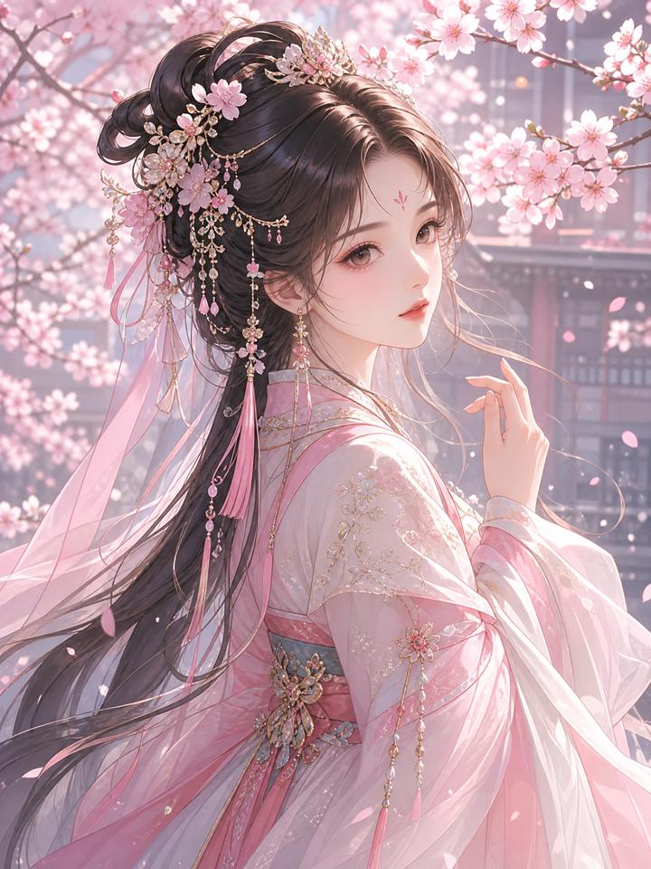 寸止挑战动漫-汉服少女